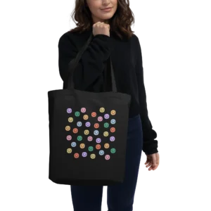 Happy-smiles-rainbow-eco-tote-bag-black-front-687c08dcad69c