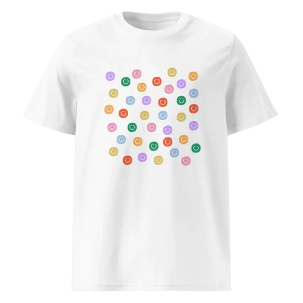 Happy-smiles-rainbow-unisex-organic-cotton-t-shirt-white-front-687c0084e9265 Happy-smiles-rainbow-unisex-organic-cotton-t-shirt-white-front-687c0084e9265