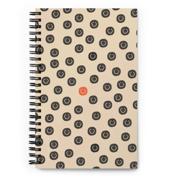 Happy-smiles-red-dot-spiral-notebook-white-front-68a1f10aad645