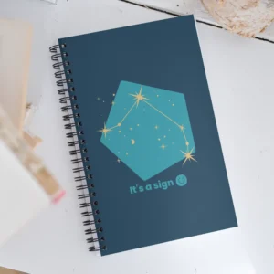 It's-a-sign,-aries-spiral-notebook-white-front-689a465f24392
