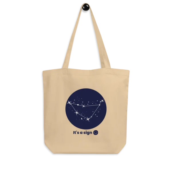 It's-a-sign,-capricorn-eco-tote-bag-oyster-front-687b750749876