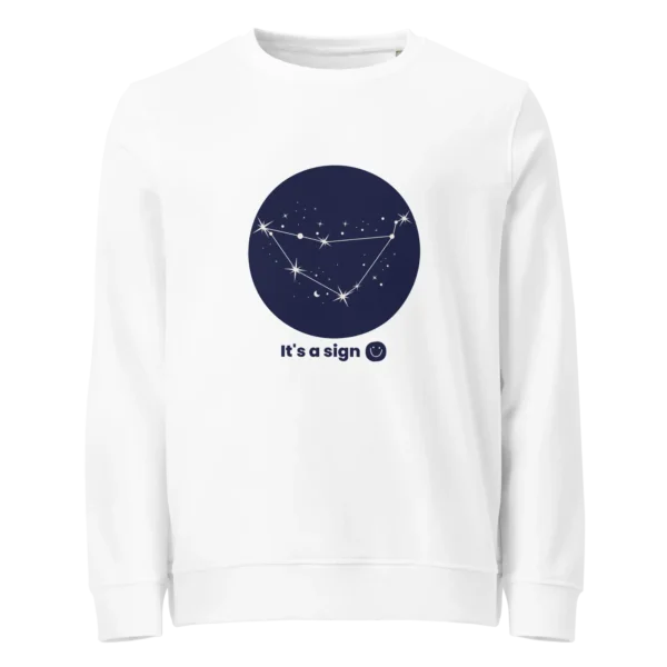 It's-a-sign,-capricorn-unisex-organic-sweatshirt-white-front-687b74d046acd It's-a-sign,-capricorn-unisex-organic-sweatshirt-white-front-687b74d046acd