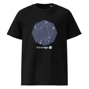 It's-a-sign,-libra-unisex-organic-cotton-t-shirt-black-front-687bb73437d3d