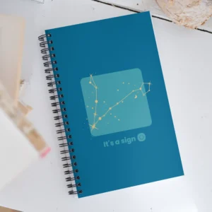 It's-a-sign,-pisces-spiral-notebook-white-front-6898fef06ab66