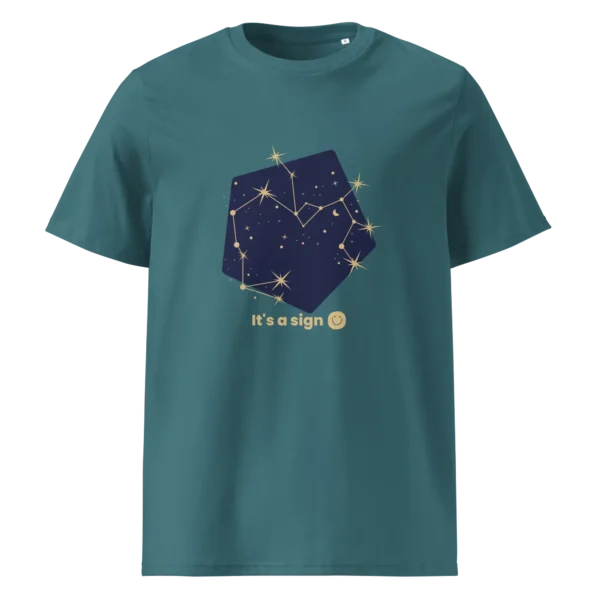 It's-a-sign,-sagittarius-unisex-organic-cotton-t-shirt-stargazer-front-6898fd93b4610