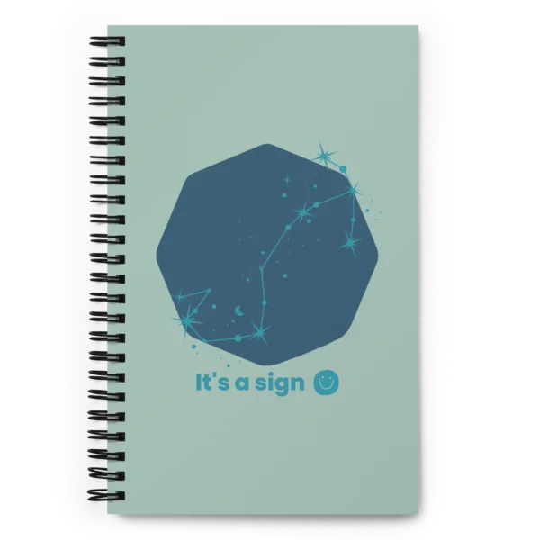 It's-a-sign,-scorpio-spiral-notebook-white-front-687bcb8613c21