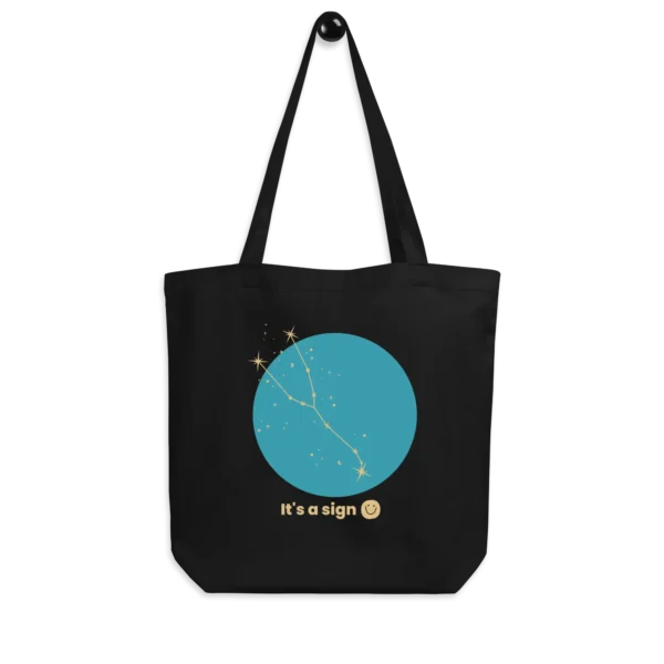 It's-a-sign,-taurus-eco-tote-bag-black-front-6898fcf464e36