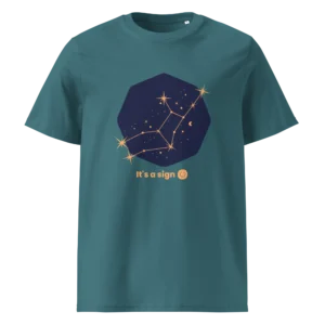 It's-a-sign,-virgo-unisex-organic-cotton-t-shirt-stargazer-front-687bba003b334