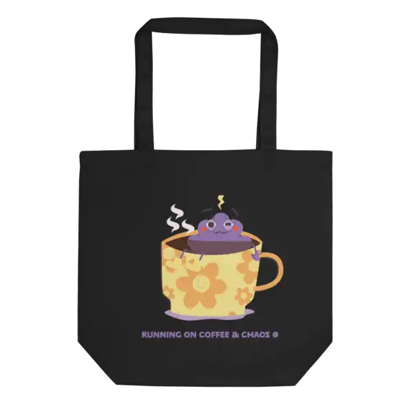 coffee-and-chaos-bag-black-front-69e20270e2418 coffee-and-chaos-bag-black-front-69e20270e2418