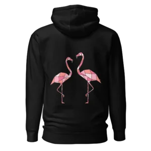 free-as-a-bird-flamingos-unisex-premium-hoodie-black-back-687eb037960fa