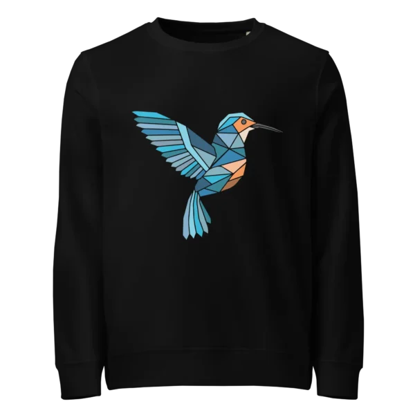 free-as-a-bird-kingfisher-unisex-organic-sweatshirt-black-front-687810606d46a free-as-a-bird-kingfisher-unisex-organic-sweatshirt-black-front-687810606d46a