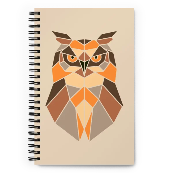 free-as-a-bird-owl-spiral-notebook-white-front-687aa2bb29dd7
