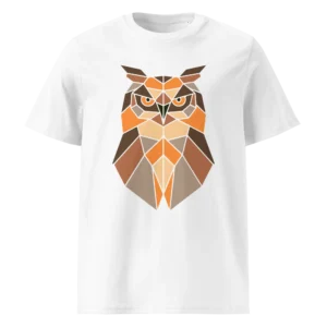 free-as-a-bird-owl-unisex-organic-cotton-t-shirt-white-front-687aa34633735