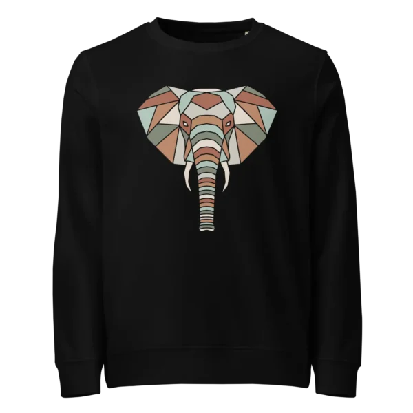 into-the-wild-elephant-unisex-organic-sweatshirt-black-front-6876a9be01e37 into-the-wild-elephant-unisex-organic-sweatshirt-black-front-6876a9be01e37