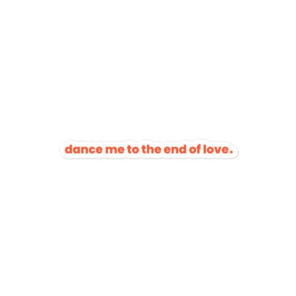 dance me